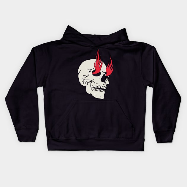 Fire Eyes Kids Hoodie by Buy Custom Things